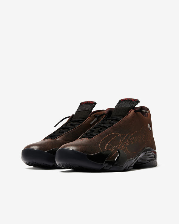 Nike - Men's Mowalola Air Jordan 14 Retro - (Black/Burnt Red)