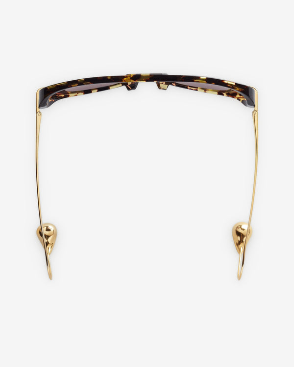 Bottega Veneta - Drop Aviator Sunglasses - (Havana / Grey)