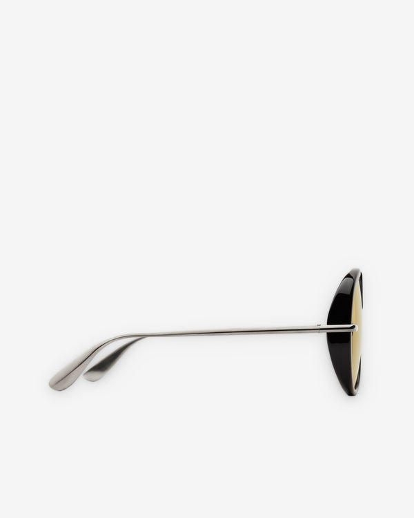 Bottega Veneta - Classic Aviator Sunglasses - (Black / Yellow)