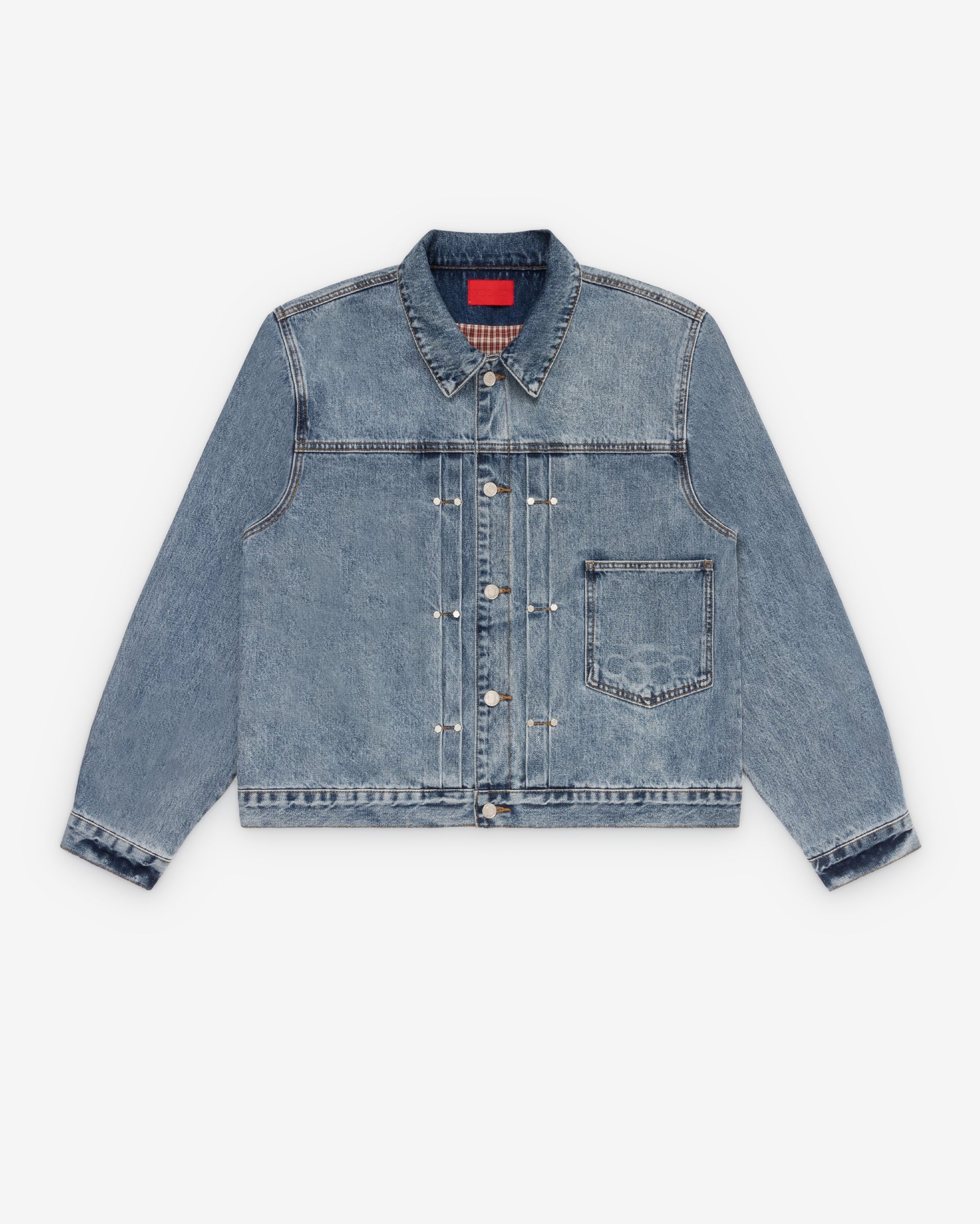 Fugazi - Men's Novelty Denim Jacket - (Light Wash) view 1, Click to Zoom in