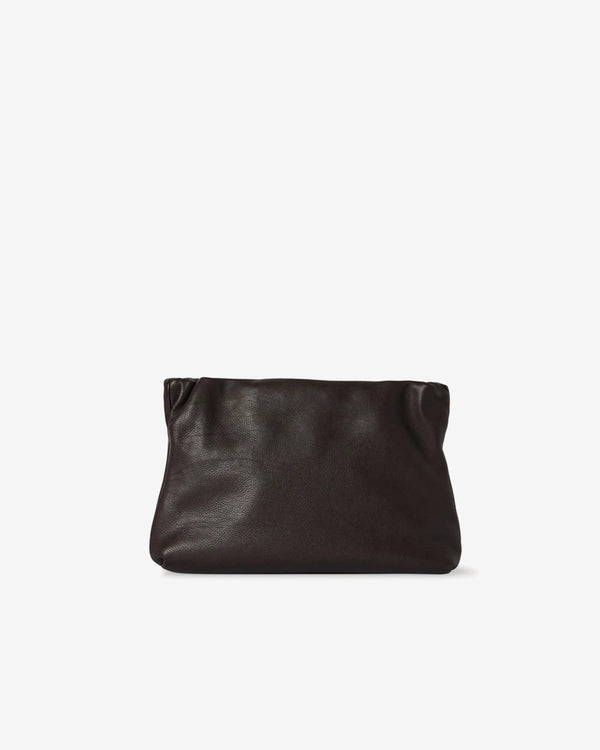 The Row - Bourse Clutch Bag - (Dark Brown)