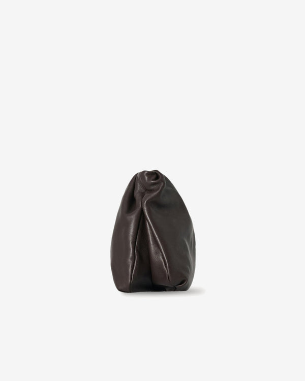 The Row - Women's Large Bourse Clutch - (Dark Brown)