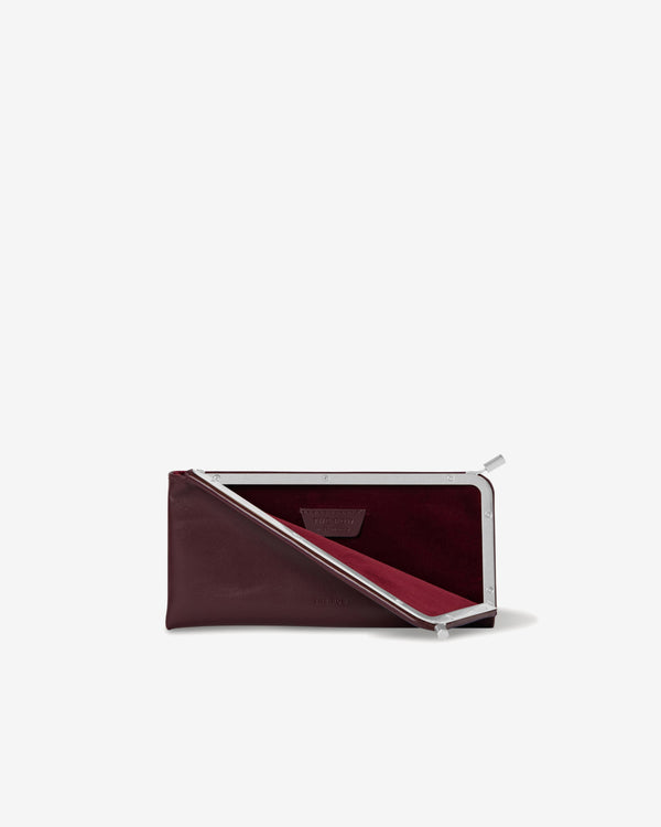 The Row - Women's Clasp Case - (Burgundy)