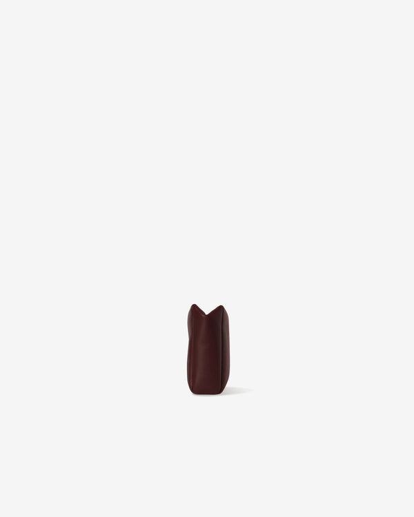 The Row - Squared Compact Clutch - (Burgundy)