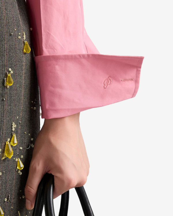 Prada  - Women's Poplin Shirt - (Begonia Pink)