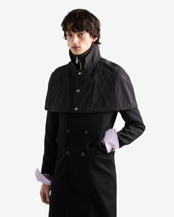 Prada  - Men's Technical Capelet - (Black)