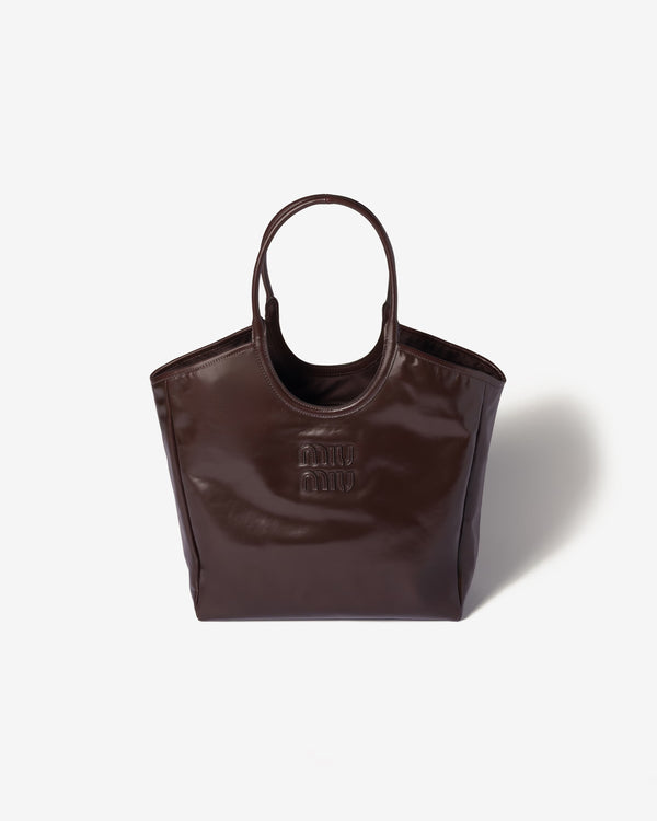 Miu Miu - Women's IVY Leather Bag - (Dark Brown)