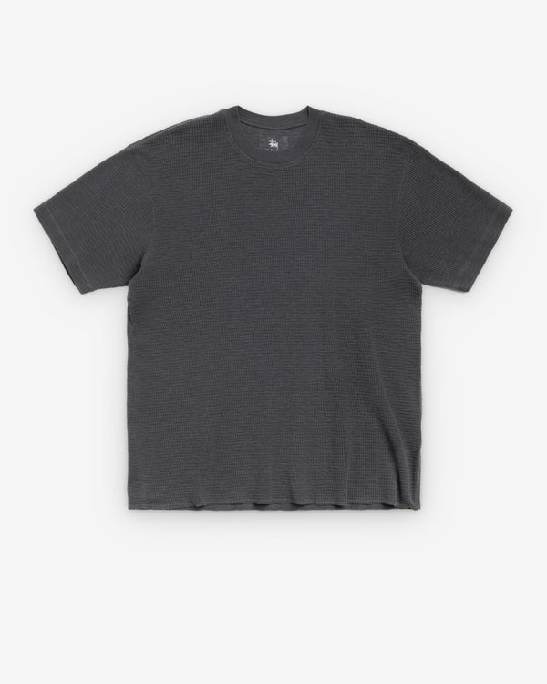 Stüssy - Men's Dyed Short Sleeve Thermal - (Faded Black)