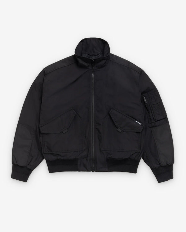 Stüssy - Men's Mock Neck Flight Bomber - (Black)