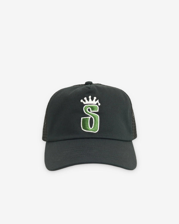 Stüssy - Men's Trucker S Crown Cap - (Black)