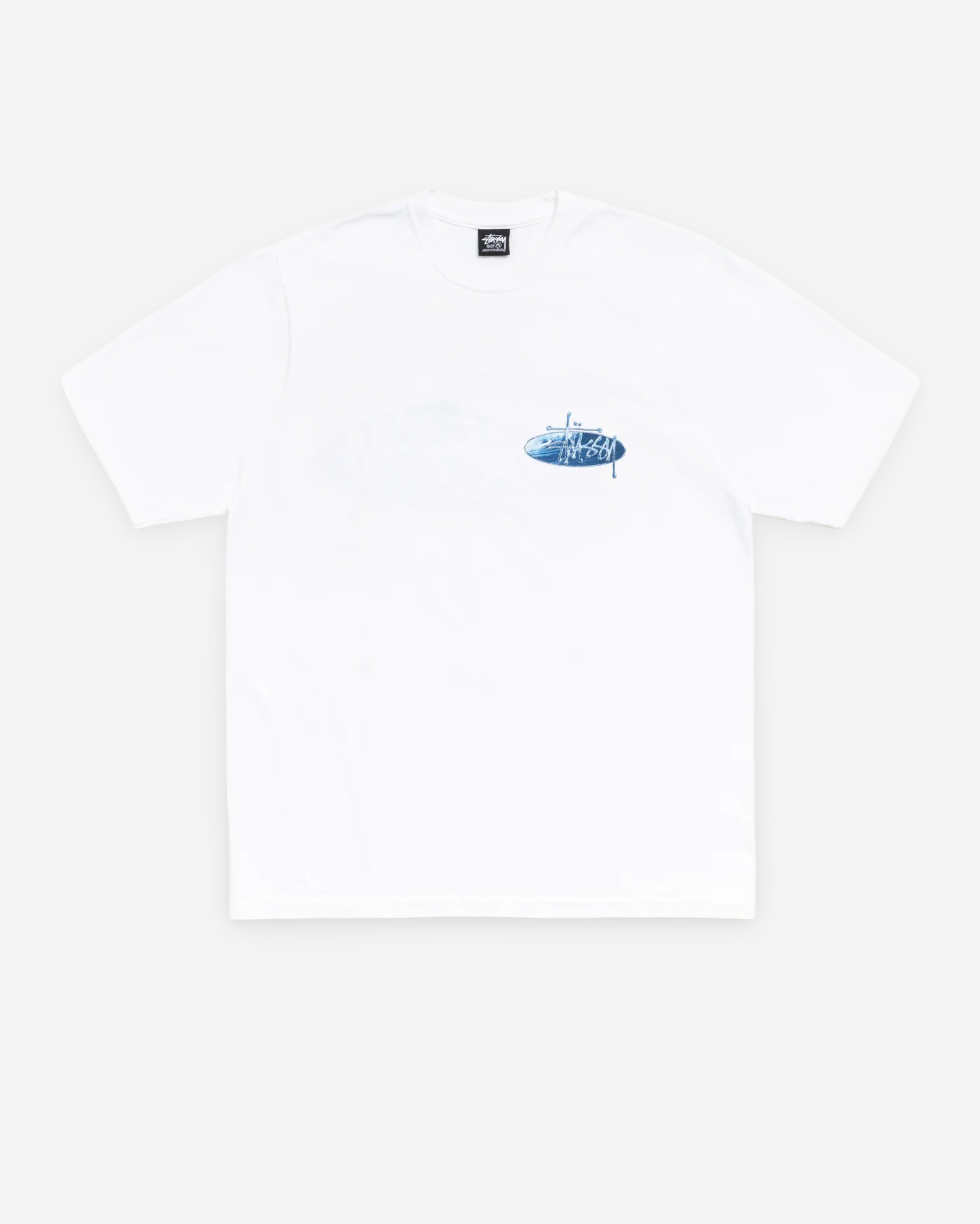 Stüssy: Men's Wave Oval Tee (White) | Dover Street Market London