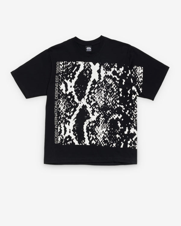 Stüssy - Men's Snakeskin T-Shirt - (Black)