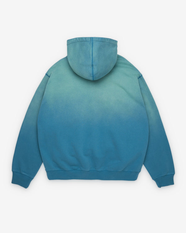 Denim Tears - Men's Peace Wreath Knockout Zip Hood - (Blue)