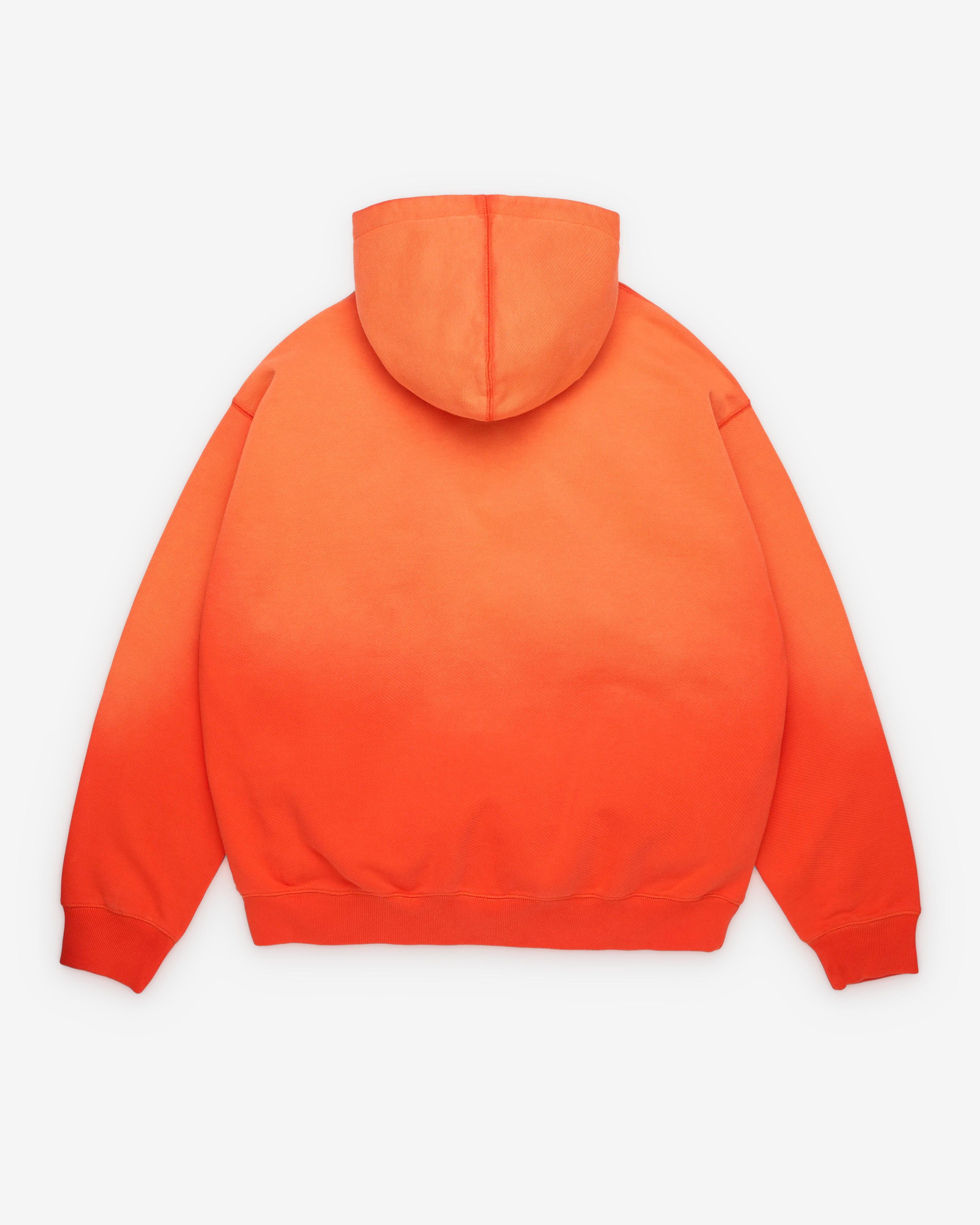 Denim Tears: Men's Peace Wreath Knockout Zip Hood (Orange) | Dover