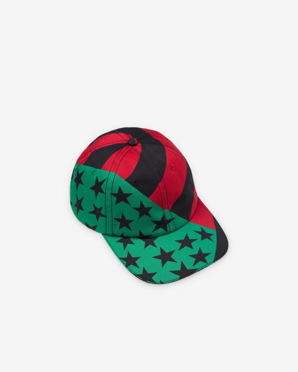 Denim Tears - Men's DT Flag Cap - (Red/Black)