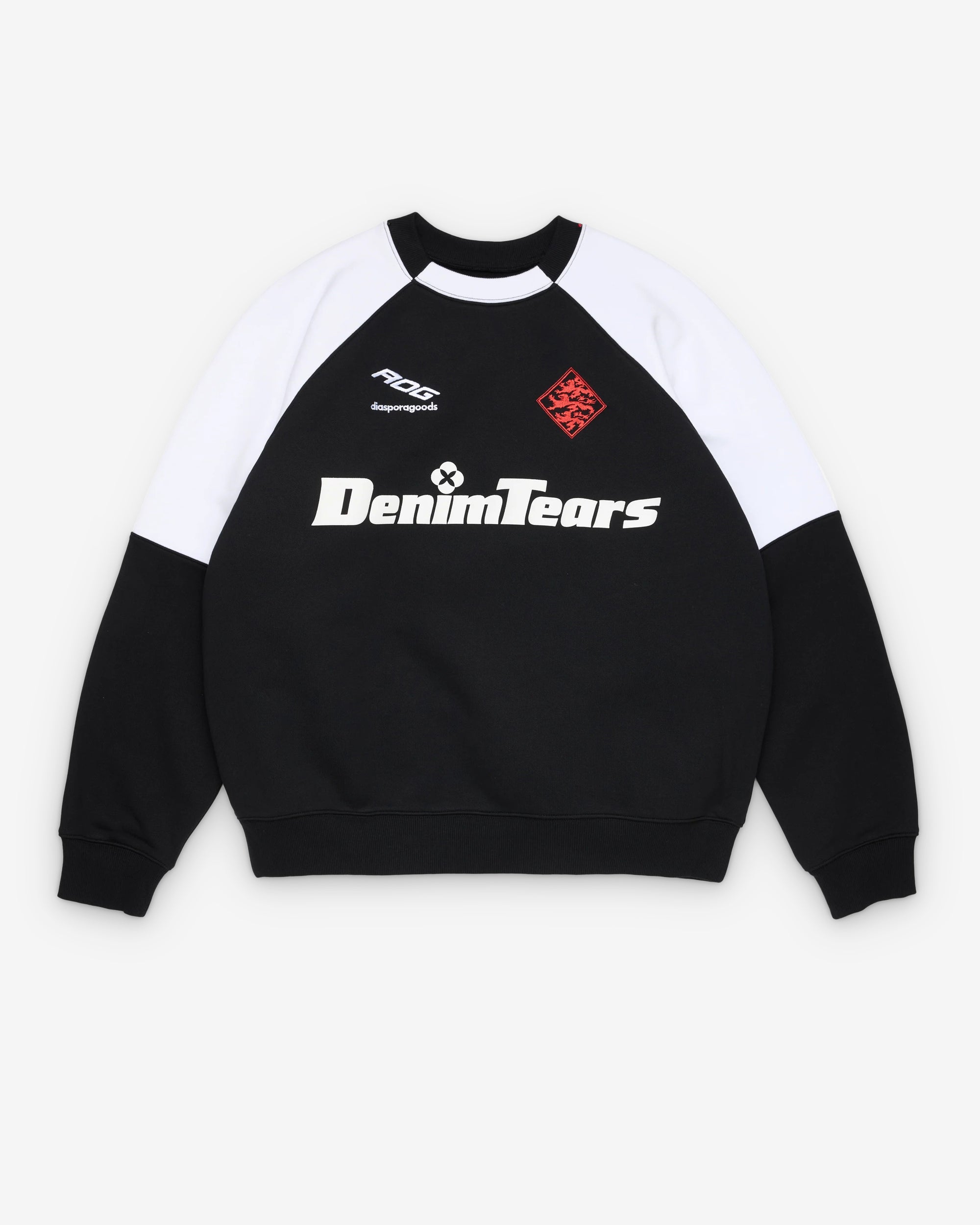 Denim Tears - Men's DT Sport Crewneck - (Black) view 1, Click to Zoom in