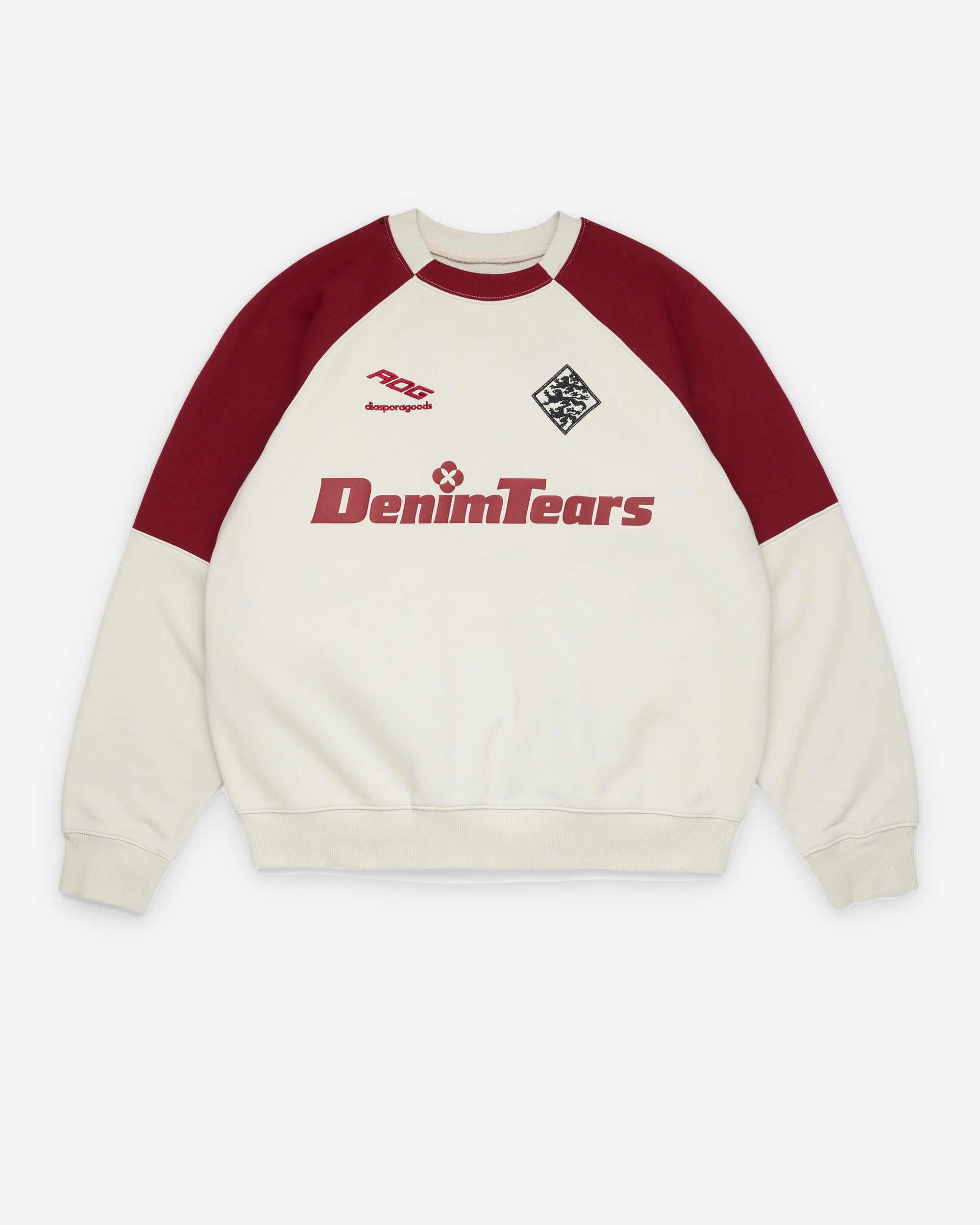 Denim Tears - Men's DT Sport Crewneck - (Grey) view 1, Click to Zoom in