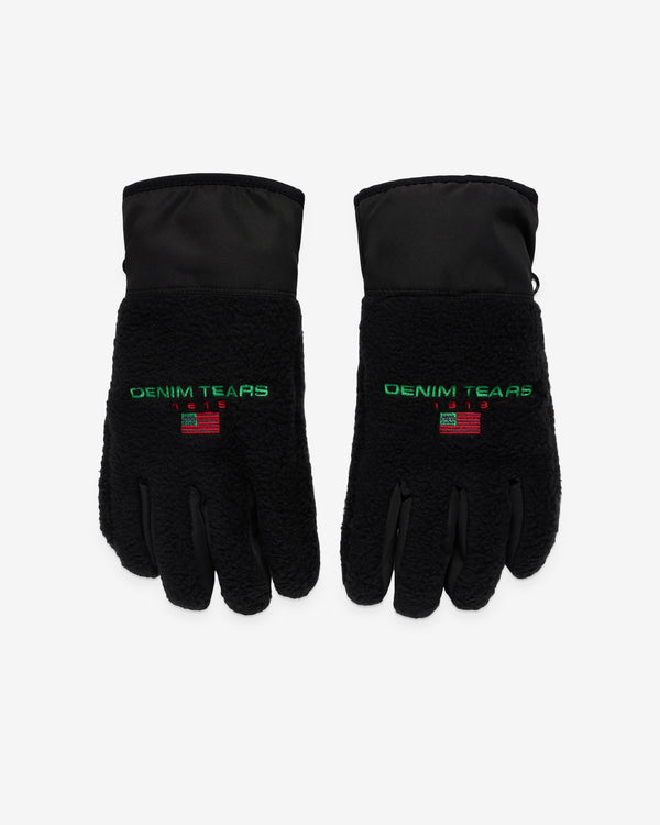 Denim Tears - Men's Fleece Gloves - (Black)