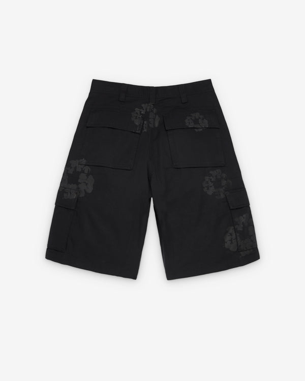 Denim Tears - Men's Cotton Wreath Cargo Short - (Black)