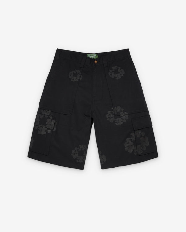 Denim Tears - Men's Cotton Wreath Cargo Short - (Black)