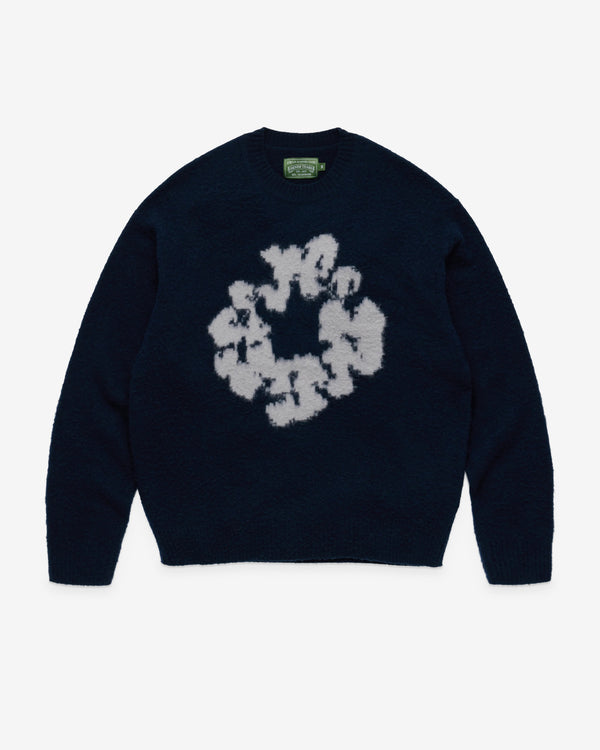 Denim Tears - Men's Wreath Sweater - (Navy)