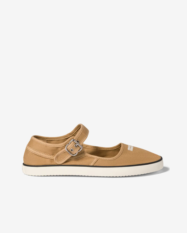 Miu Miu - Women's Drill Ballerinas - (Malt Beige)
