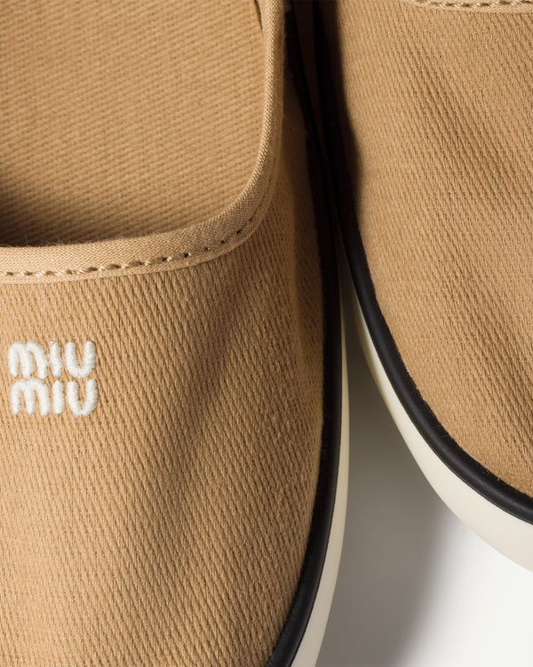 Miu Miu - Women's Drill Ballerinas - (Malt Beige)