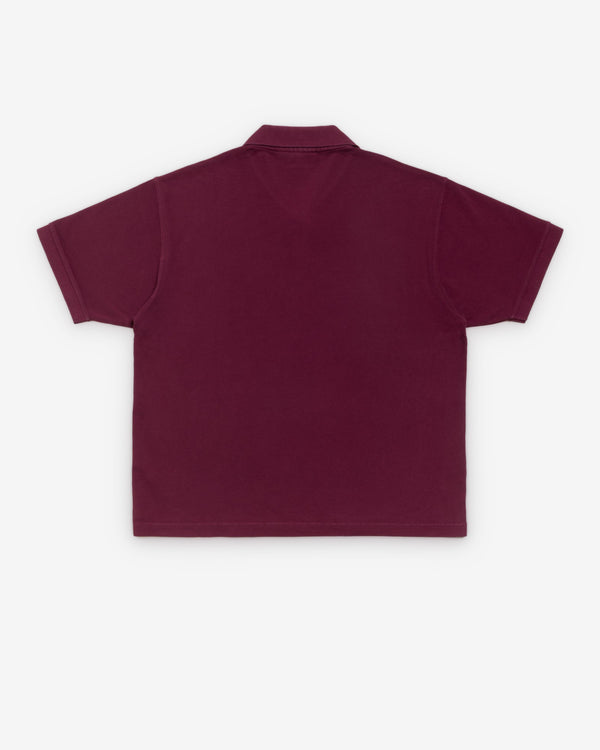 Stüssy - Men's Classic Pique Polo - (Plum)