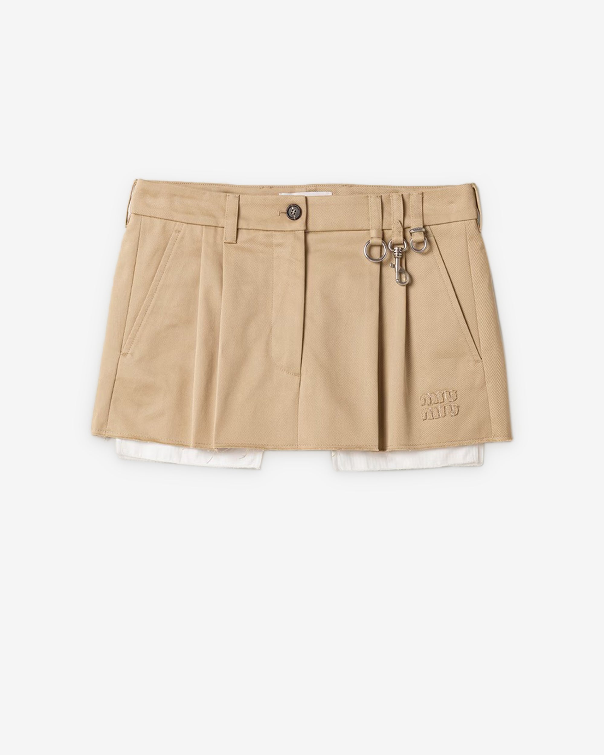 Miu Miu - Women's Chino Miniskirt - (Cord) view 1, Click to Zoom in