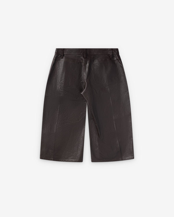 Lemaire  - Women's Leather Bermudas - (Dark Brown)