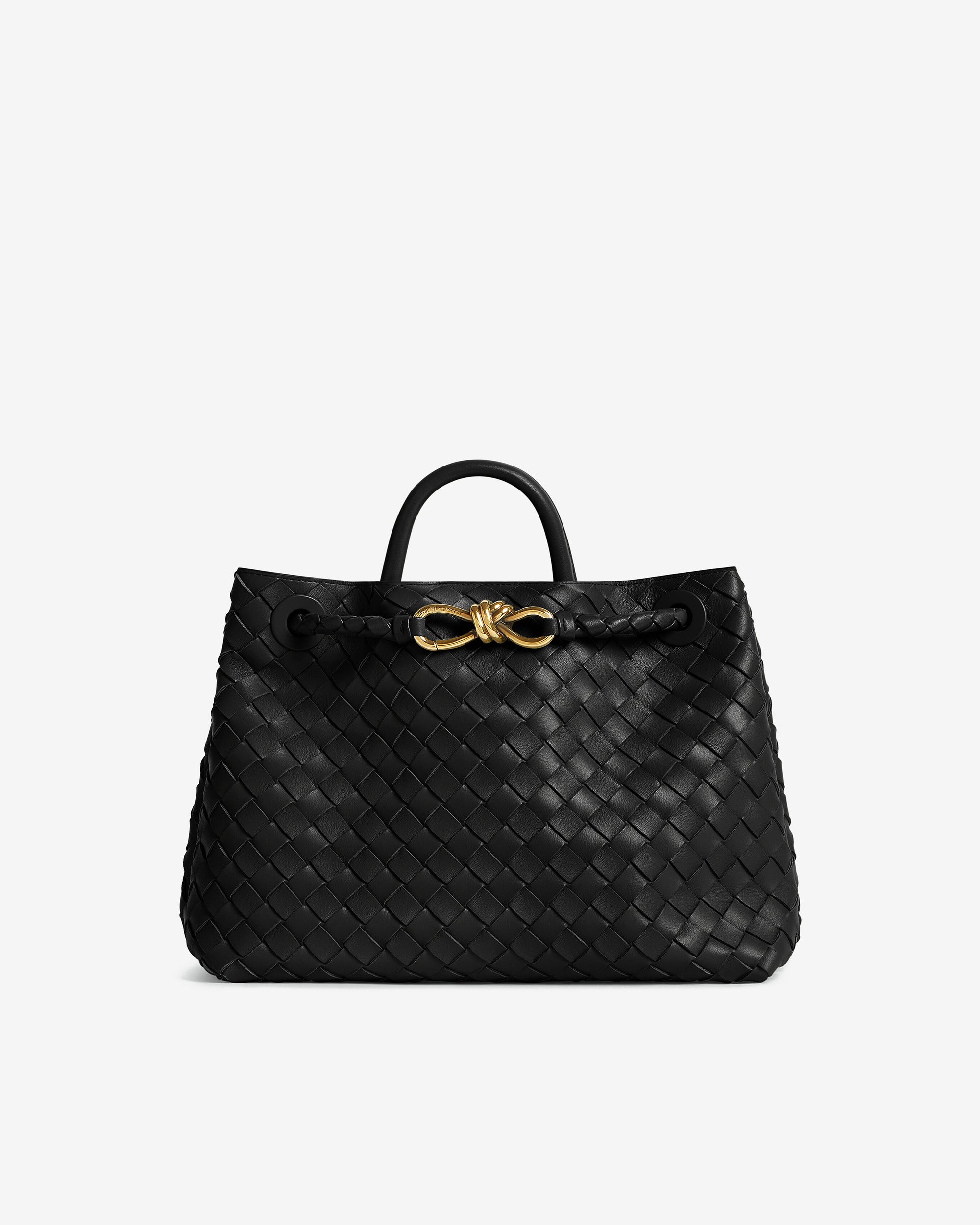 Bottega Veneta: Medium Andiamo Bag (Black) | DSML E-SHOP