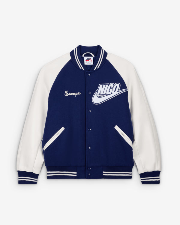 Nike - Nigo Men's Varsity Jacket - (Blue Void FV5670-492)