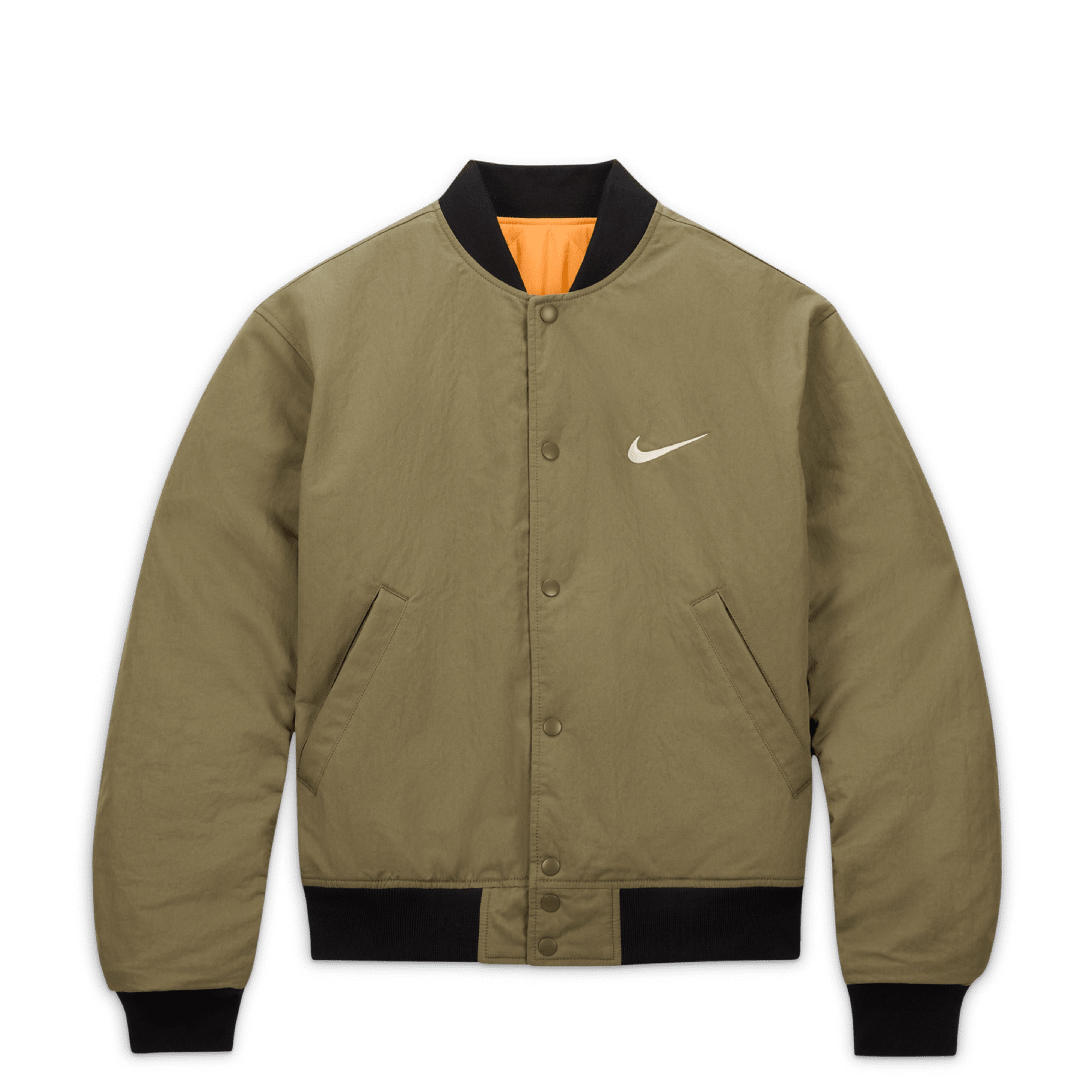 Nike - Stüssy Reversible Varsity Jacket - (Medium Olive)