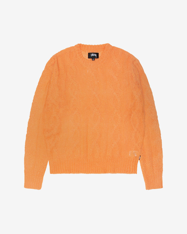 Stussy - Men's Cable Loose Knit Sweater - (Meln)