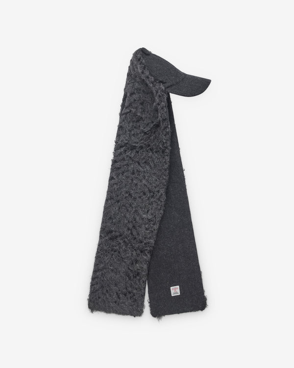 Oscar Ouyang - Men’s Harris Tweed Knit Scarf - (Grey)