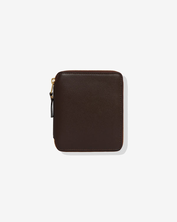 CDG Wallet - Classic Leather Full Zip Around Wallet - (Brown SA2100)