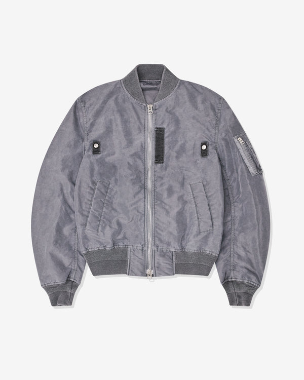 sacai - Men's Garment Dye Bomber Jacket - (Grey)