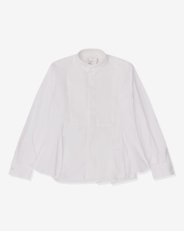 Sacai - Women's Cotton Poplin Shirt - (White)