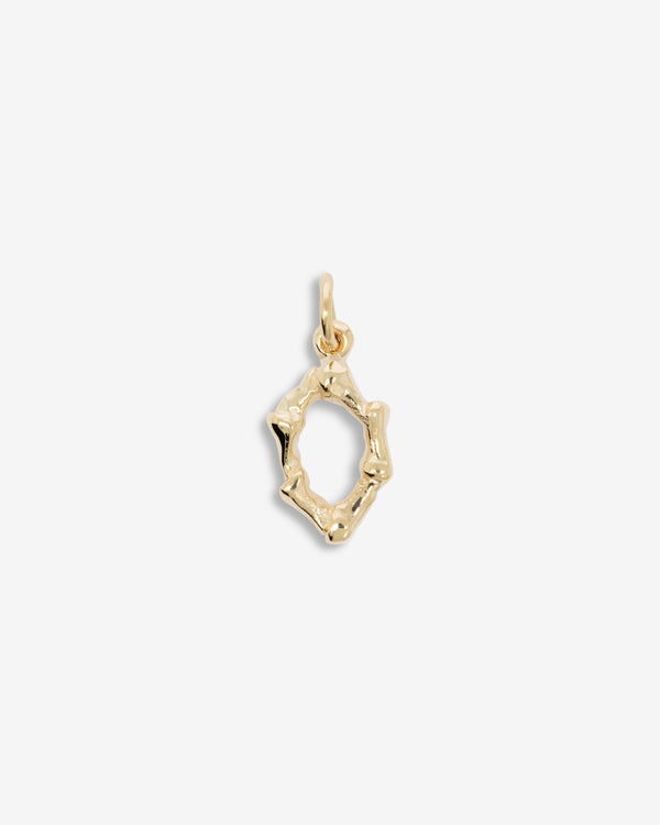 The Great Frog - Letter O Alphabones Pendant - (Gold)