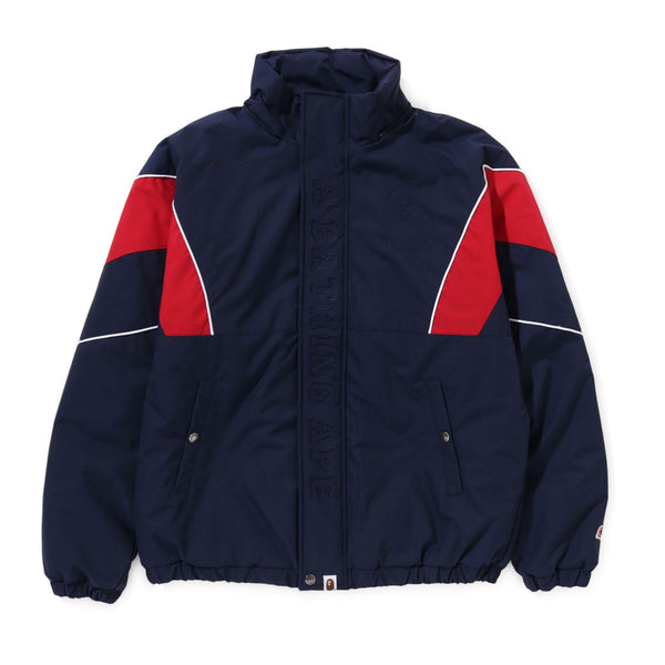 A BATHING APE® - Bape Football Jacket - (Navy)