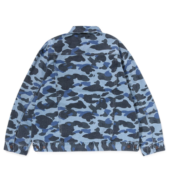 A BATHING APE® - Colour Camo Denim Jacket - (Light Indigo)