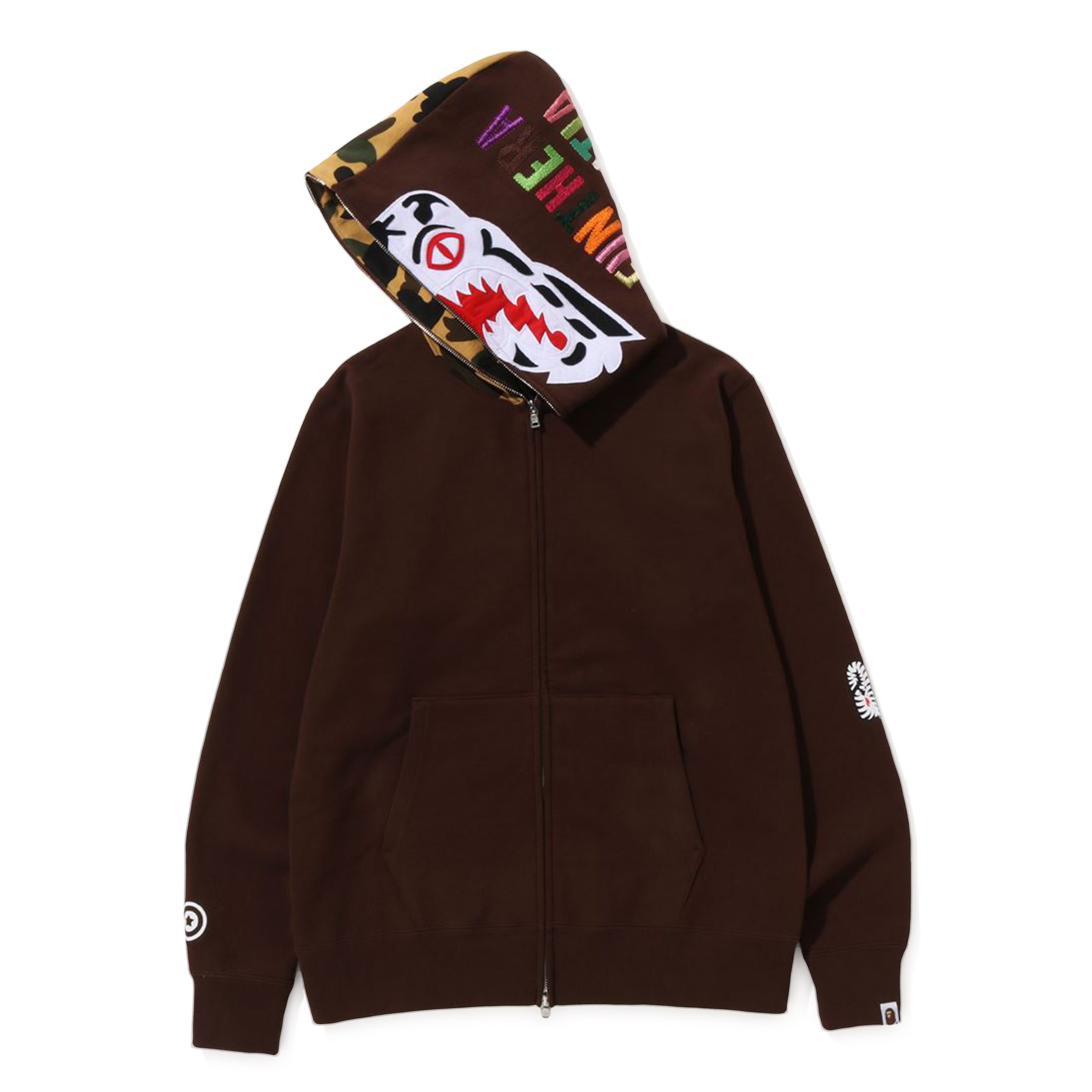 A BATHING APE® - 1st Camo Tiger Full Zip Hoodie - (Brown)