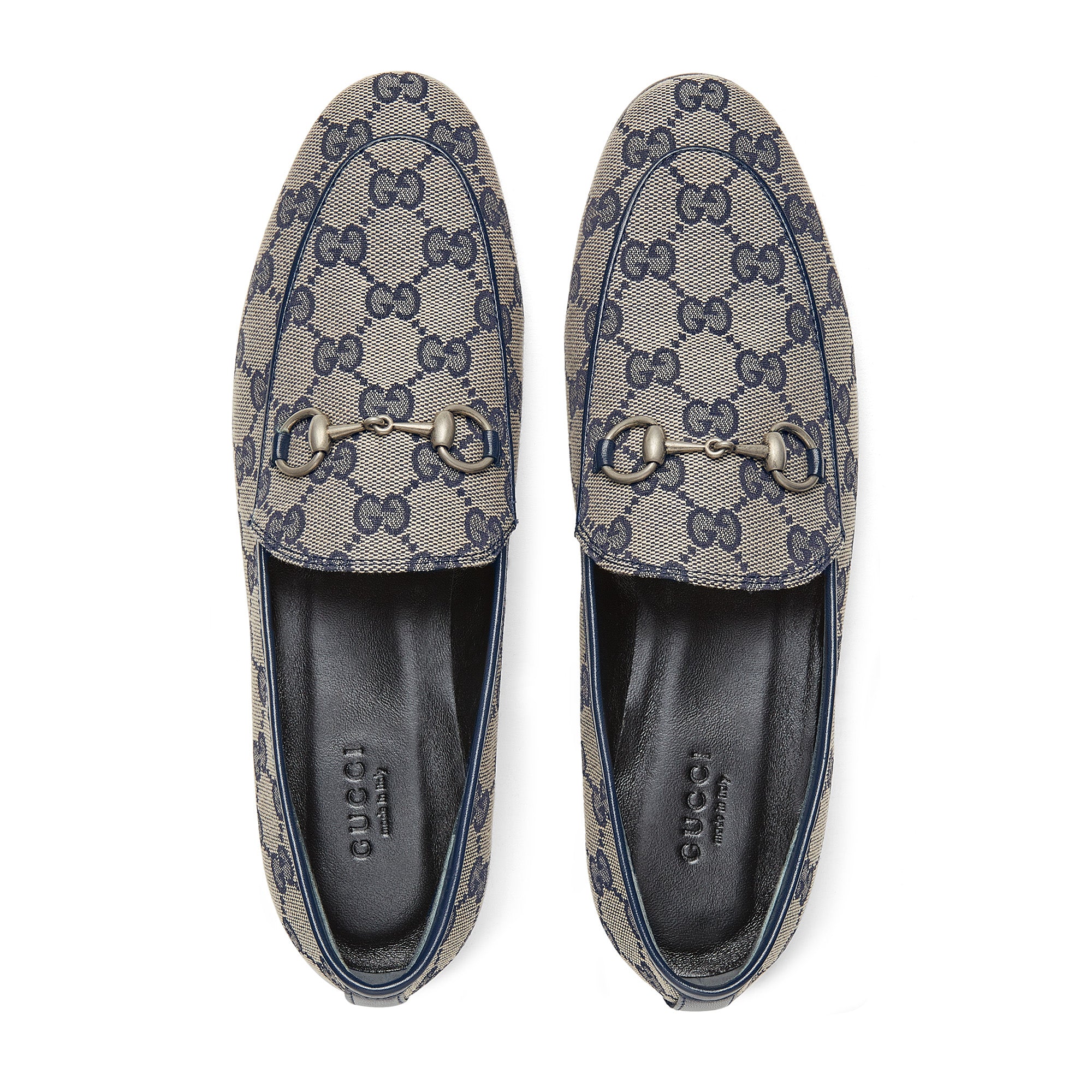 Gucci - Women’s New Jordaan Loafer - (Beige/Blue) view 2