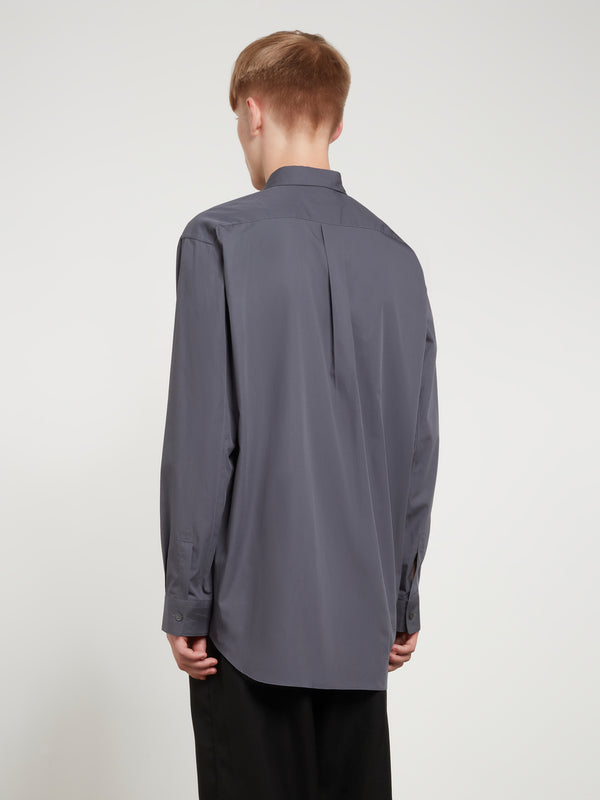 CDG Shirt Forever - Wide Fit Cotton Shirt - (Grey)