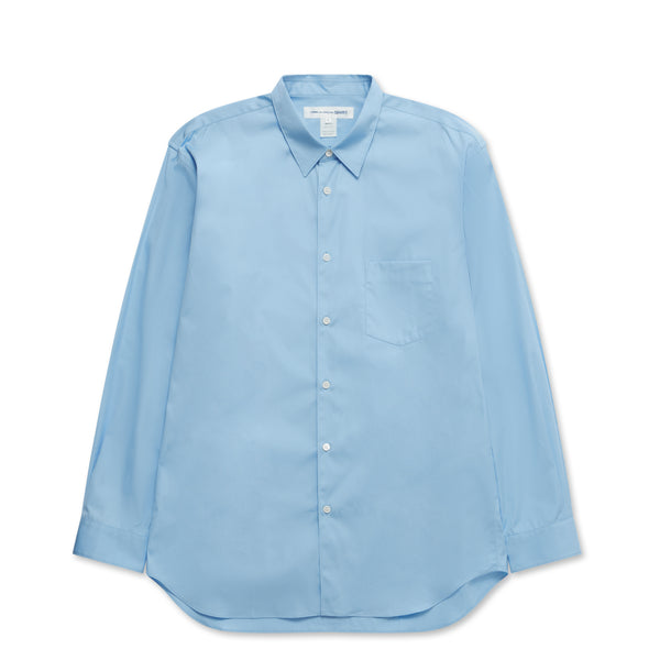 CDG Shirt Forever - Classic Fit Woven Cotton Shirt - (Baby Blue)