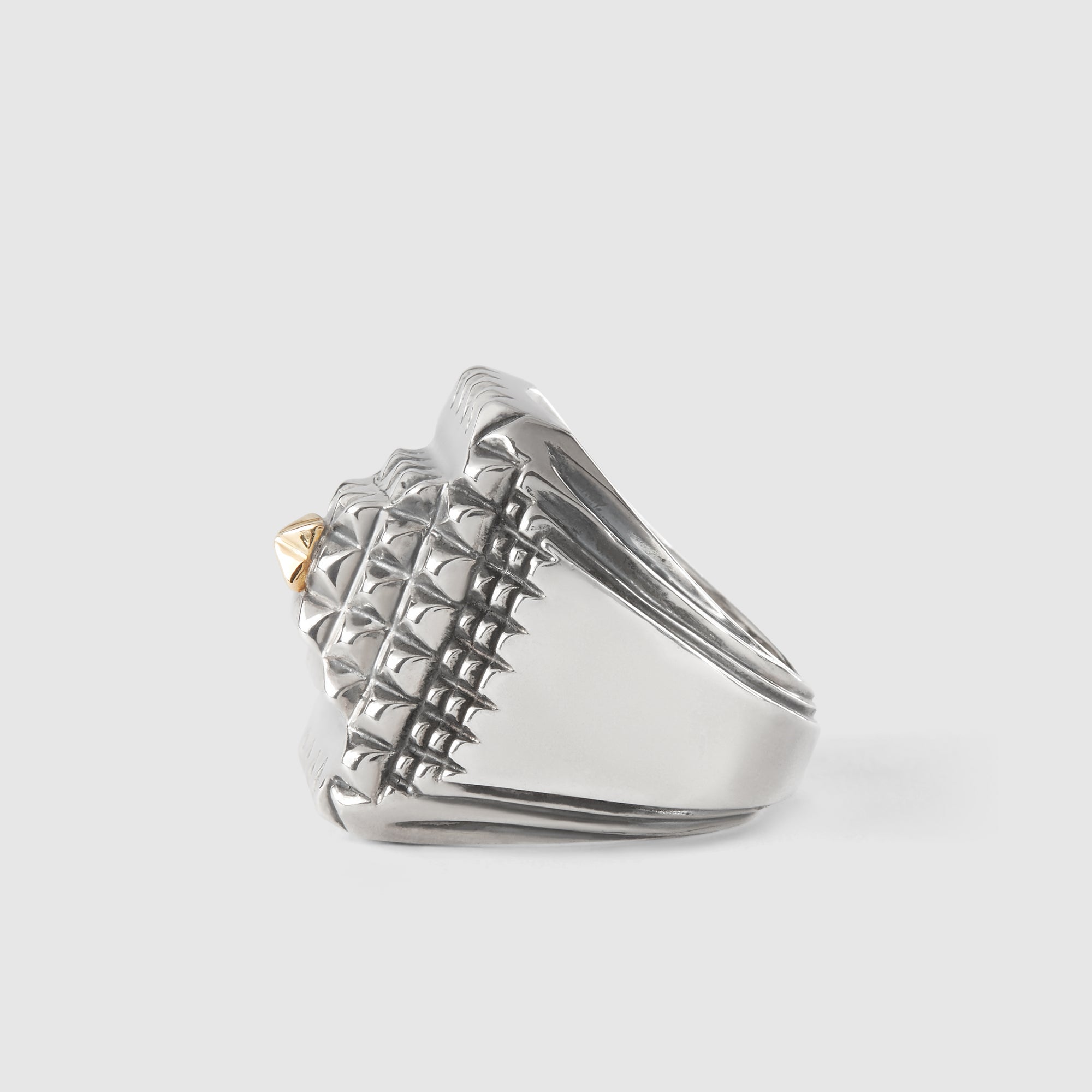 Natural Instinct - Vertex Of Element Ring - (Silver/Yellow Gold) view 2