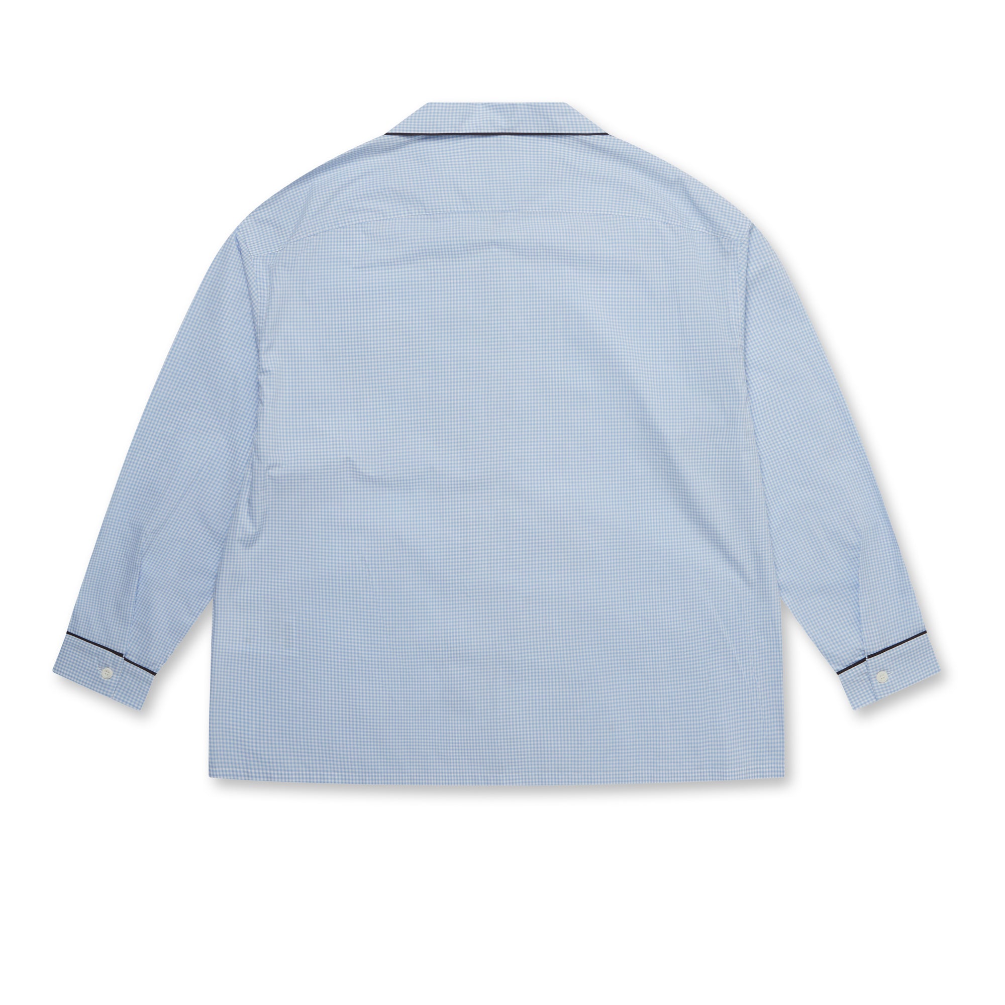 Prada Men’s Shirt With MotherOfPearl Buttons (Blue) DSML
