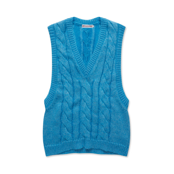Walter Van Beirendonck - Men’s 3D Debardeur Oversized Vest - (Blue)