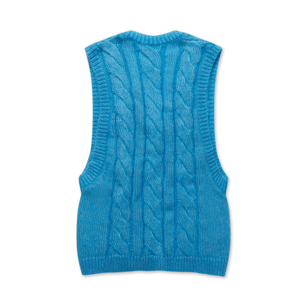 Walter Van Beirendonck - Men’s 3D Debardeur Oversized Vest - (Blue)
