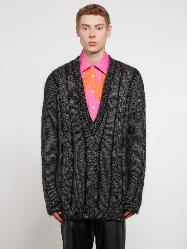 Walter Van Beirendonck - Men’s 3D Oversized Knit - (Black)